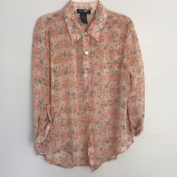 Floral button up - Picture 1 of 4